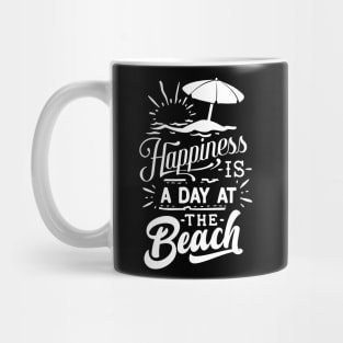 Happiness Is A Day At The Beach Mug